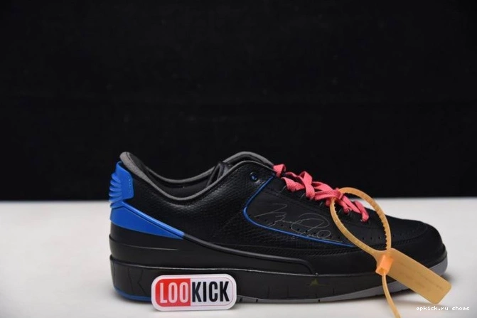 Rep Retro Low Blue SP Off-White Jordan DJ4375-004 Black 2 0701